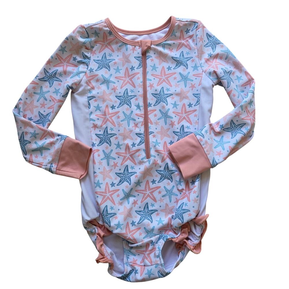 Three By The Sea Rashguard Swimsuit